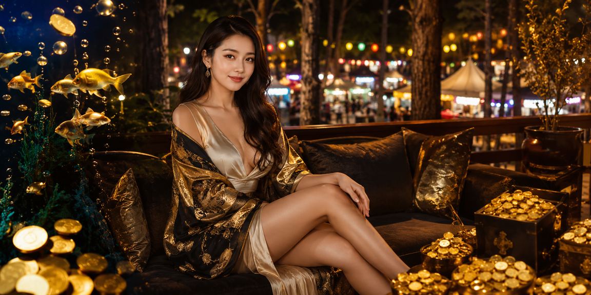 Không khí chợ đêm Đà Lạt với người dùng thanh toán online trên điện thoại