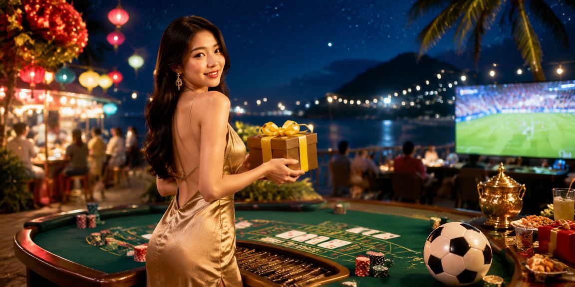 Người dùng tại Phú Quốc tham gia giải trí trực tuyến trong không khí chợ đêm sôi động